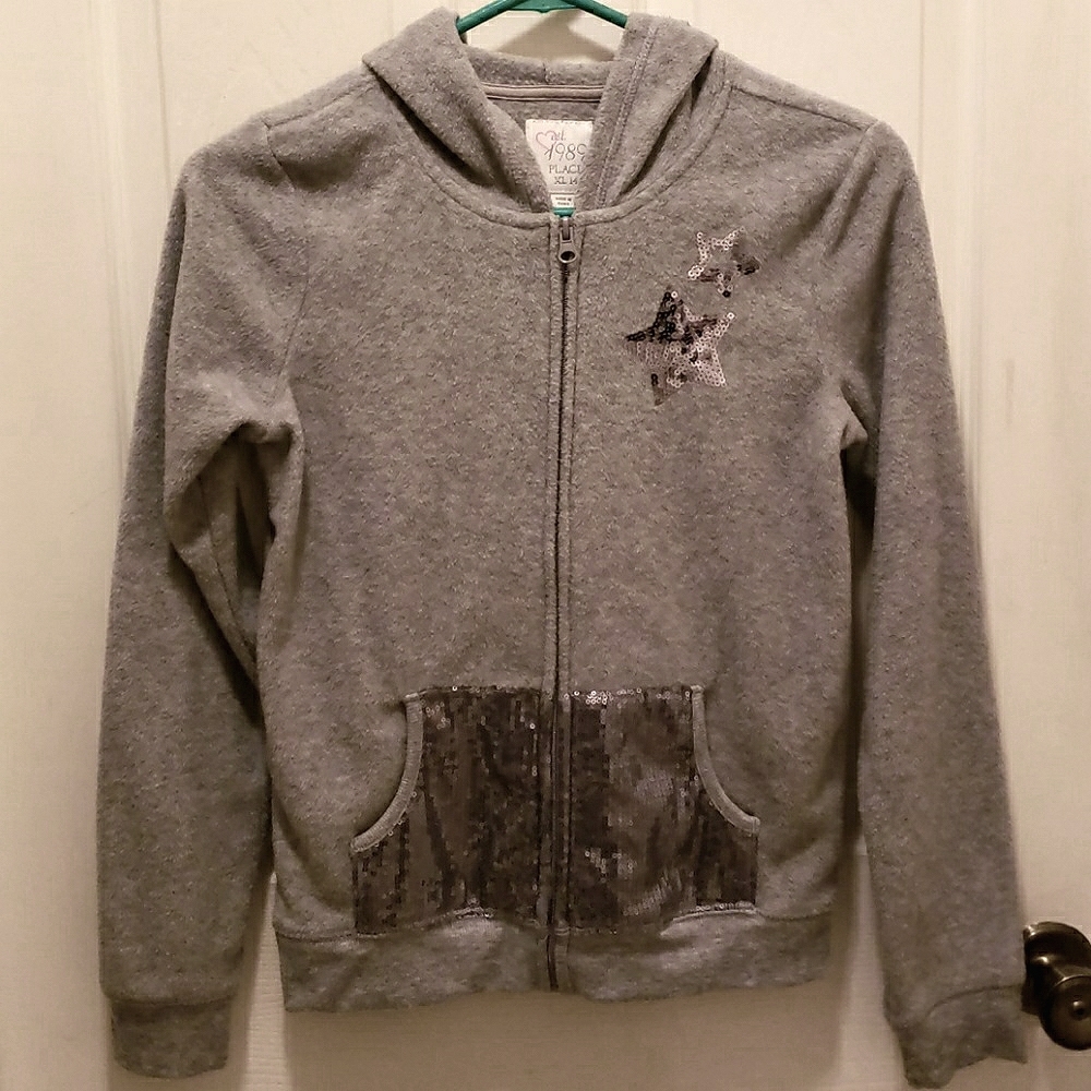 🌴 Gray Jacket With Hoodie